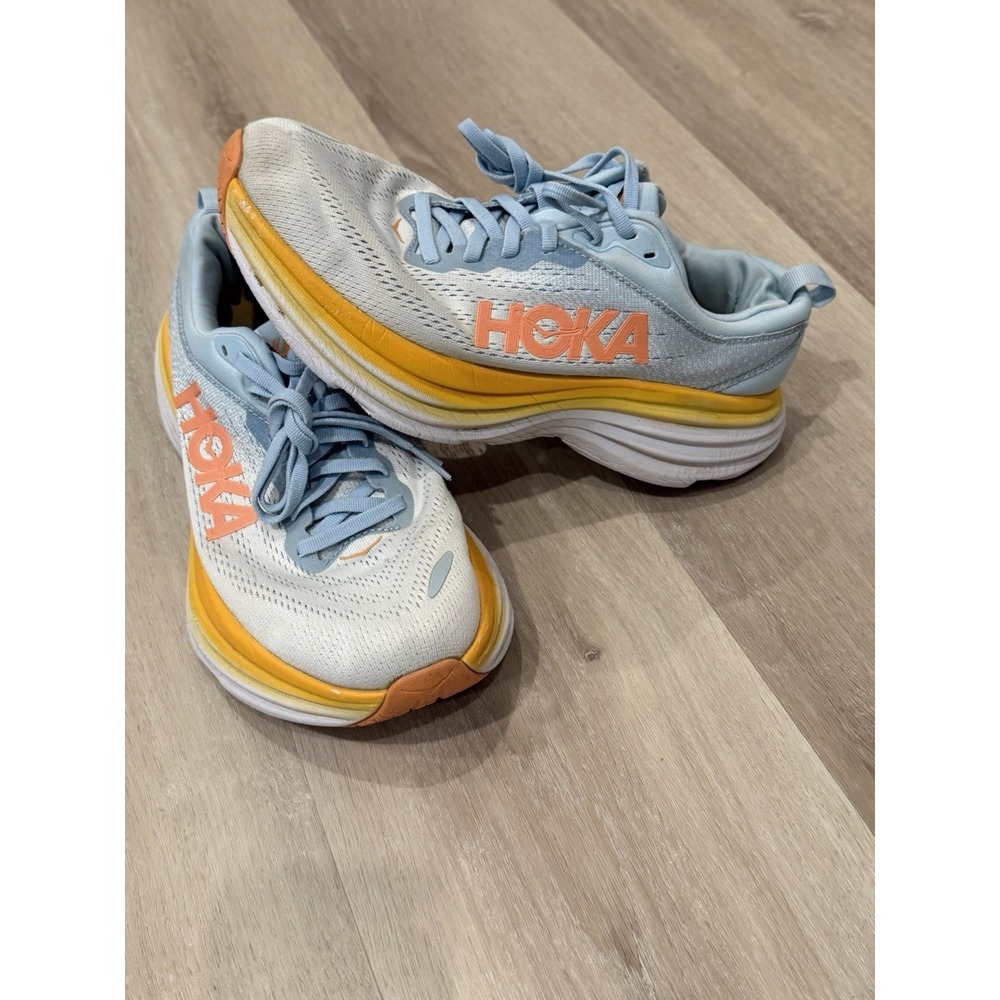 Hoka One One HOKA Bondi 8 Summer Song Running Shoes Air Max Cushion Pastel